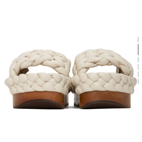 Chloé off white braided platform sandals - Picture 4 of 5